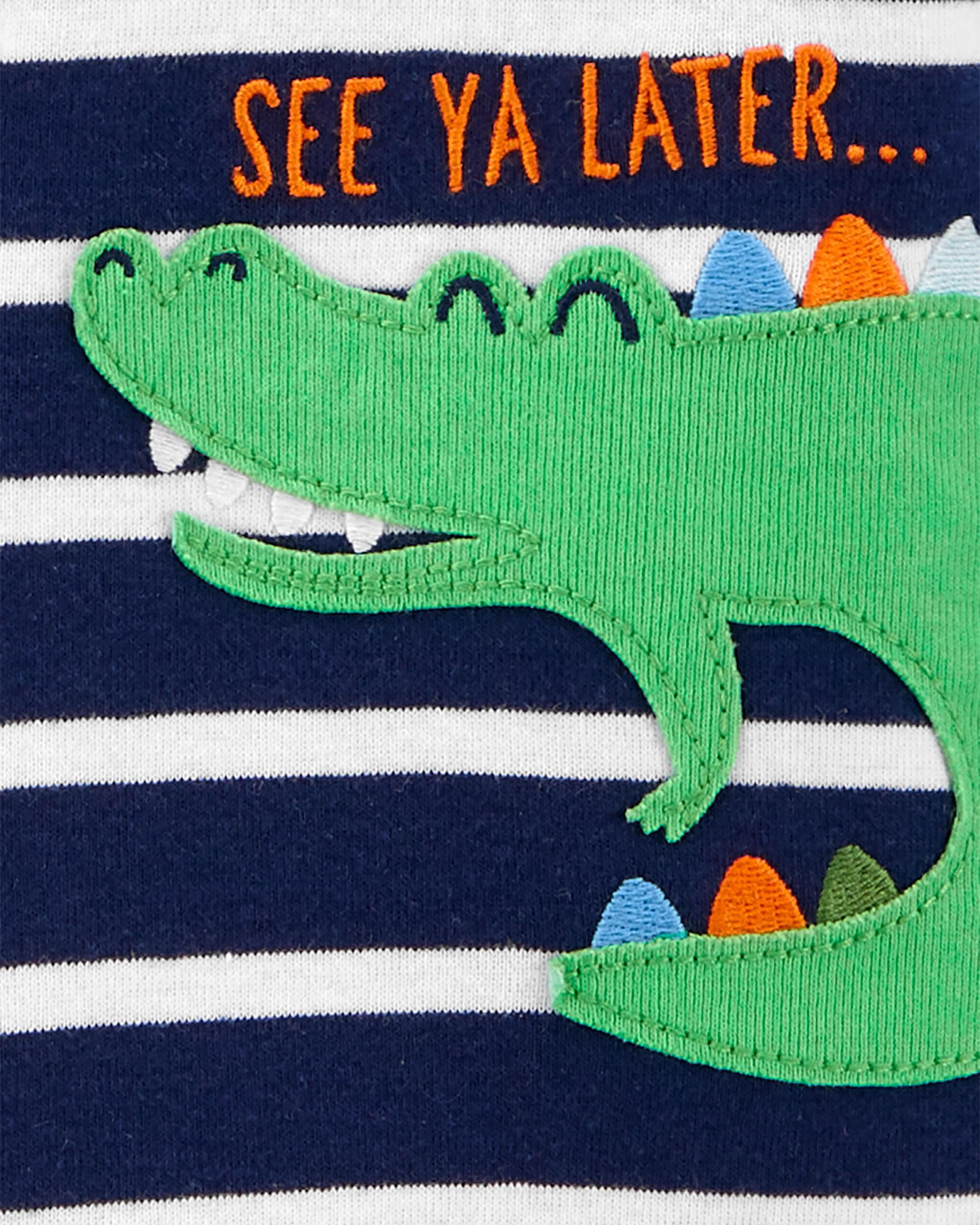 carter's alligator pajamas
