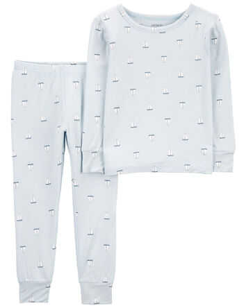 Pyjama 2 pièces PurelySoft à motif de voiliers
, 