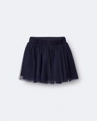 Toddler Girl Avenue Twirl™ Mini Skirt with Tulle - Navy, image 6 of 7 slides