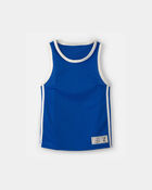 Boys Active Mesh Tank - Blue, image 1 of 3 slides