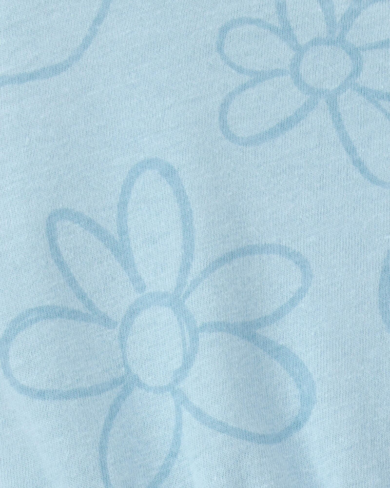 Baby Girl Floral Ladybug Short-Sleeve Dress - Blue, image 3 of 4 slides