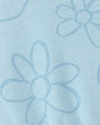 Baby Girl Floral Ladybug Short-Sleeve Dress - Blue, image 3 of 4 slides