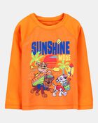Toddler Boy PAW Patrol Long-Sleeve Rashguard Swim Top - Orange, image 1 of 2 slides