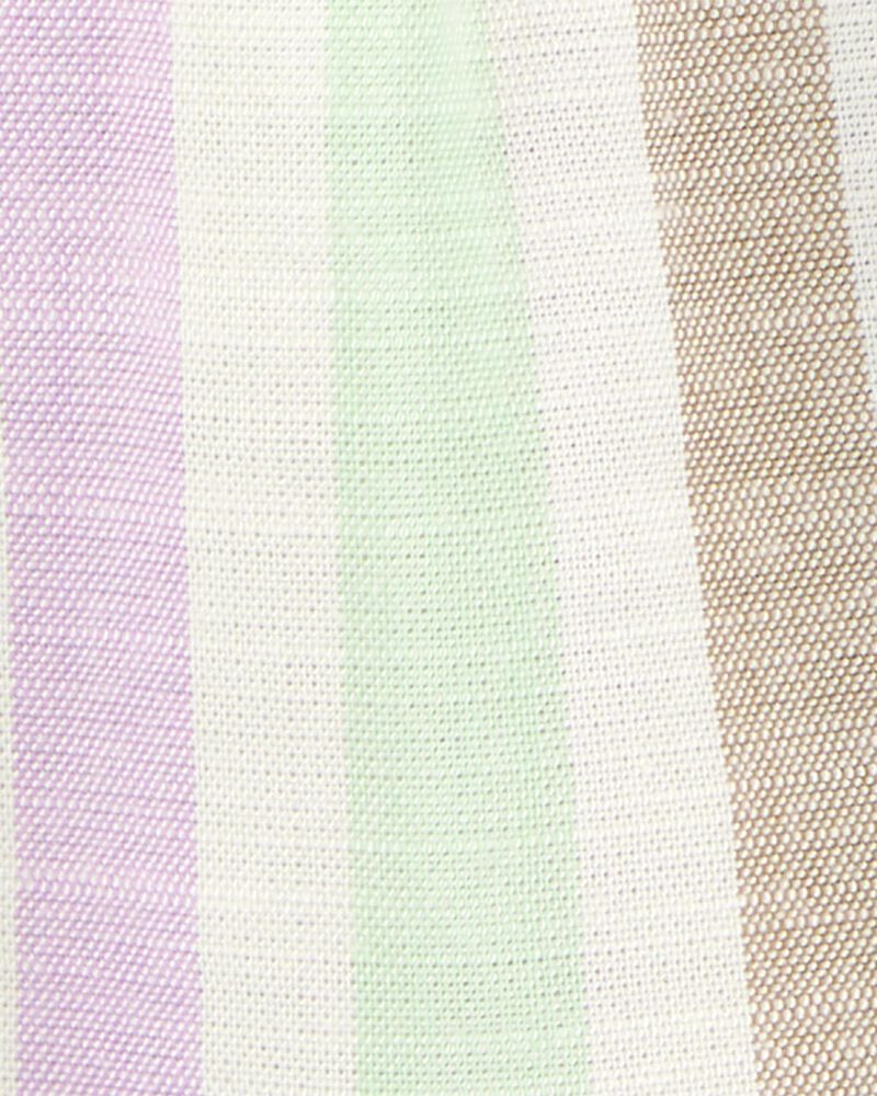Toddler Striped Short-Sleeve Fashion Top, image 2 of 3 slides