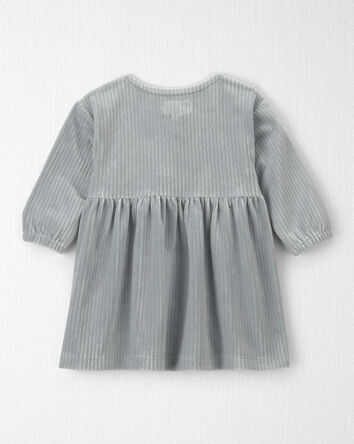 B&eacute;b&eacute; fille - Robe en velours c&ocirc;tel&eacute; recycl&eacute;, 