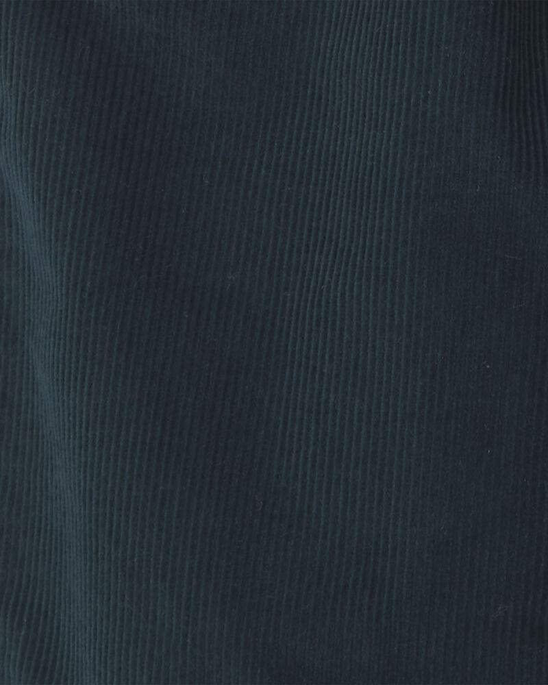 Pantalon en velours c&ocirc;tel&eacute; &agrave; bretelles pour tout-petit &ndash; Bleu marine, image 5 sur 5 diapositives