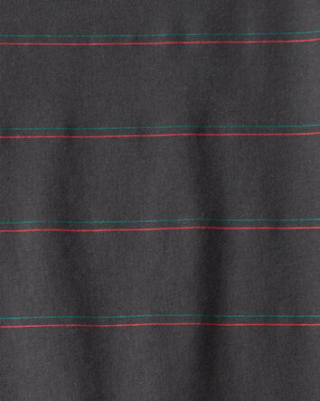 Boys Striped Long-Sleeve T-Shirt - Grey, 