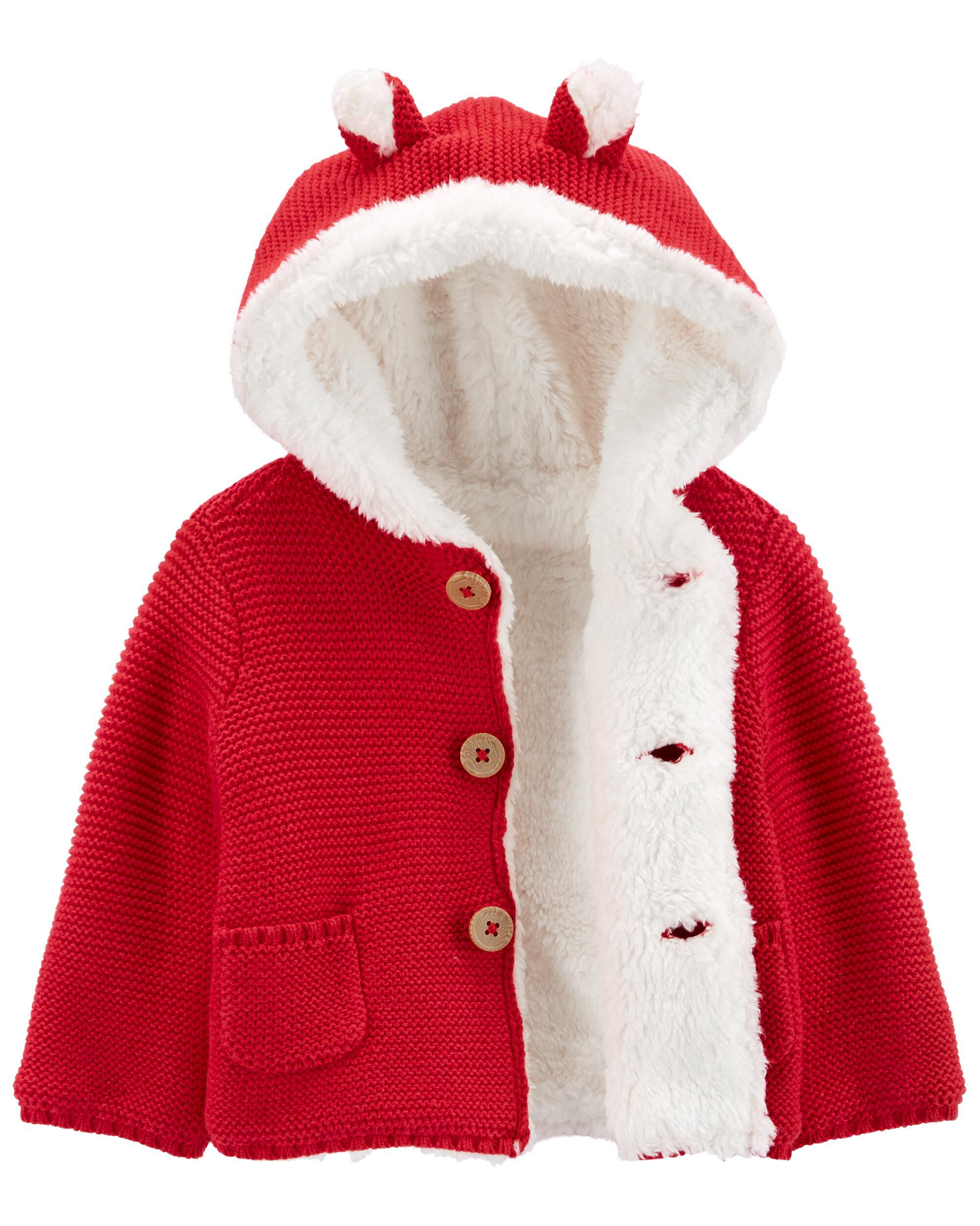 Sherpa Hooded Cardigan