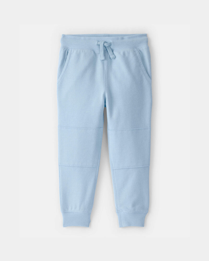 Tout-petit gar&ccedil;on - Pantalon de jogging en jersey bouclette - Bleu, image 1 sur 3 diapositives