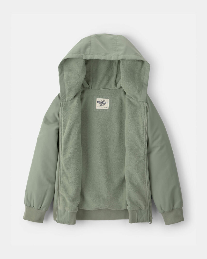 Filles - Blouson utilitaire mi-&eacute;paisseur pour fille - Vert, image 2 sur 3 diapositives