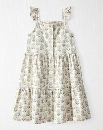 Kid Organic Cotton Floral-Print Dress, 