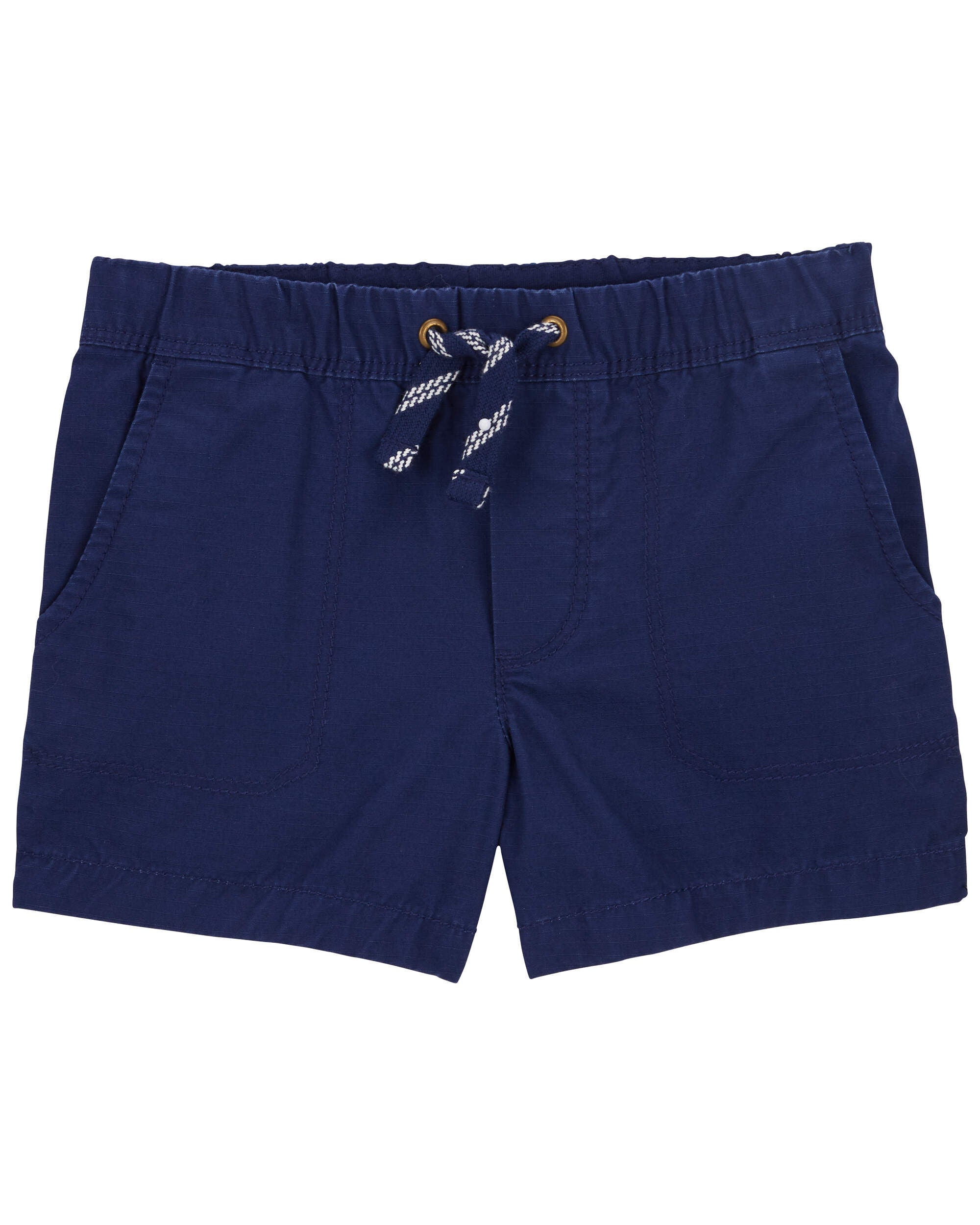 Navy Pull On Canvas Shorts Carter s Oshkosh Canada