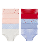 Enfant Emballage de 10 sous-v&ecirc;tements en coton extensible &agrave; motifs de fraises, image 1 sur 2 diapositives