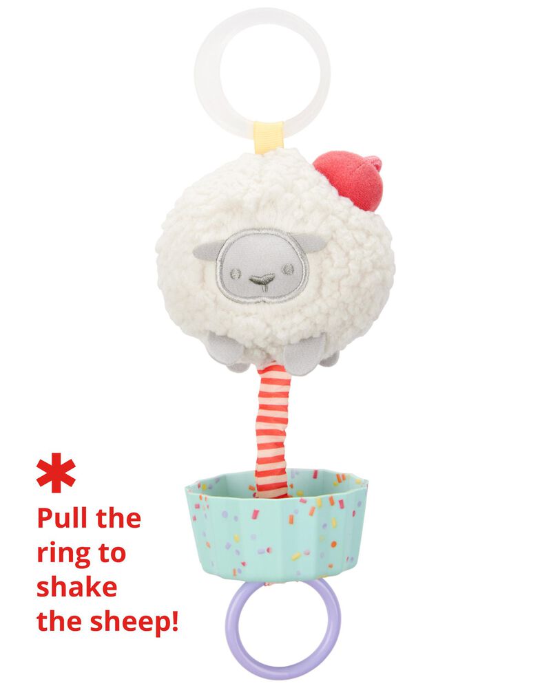 Sweet Sheep Jitter Stroller Toy, image 2 of 2 slides