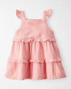 Baby Organic Cotton Gauze Dress, image 1 of 6 slides