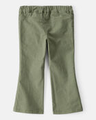 Toddler Girl Cotton Flare Pants - Green, image 2 of 7 slides