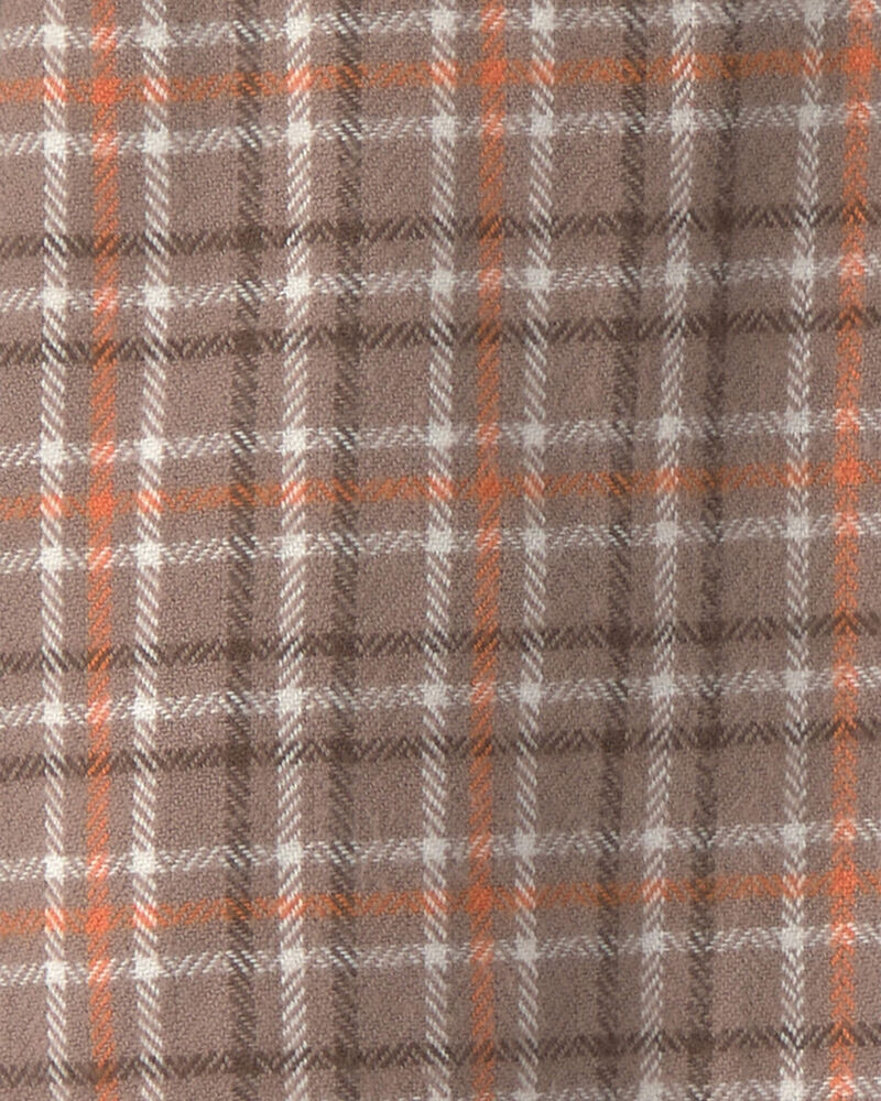 B&eacute;b&eacute; gar&ccedil;on - Chemise boutonn&eacute;e en flanelle de coton biologique, image 3 sur 3 diapositives