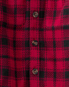 Toddler Boy 2-Piece Plaid Shirt and Pants Set, image 3 of 4 slides