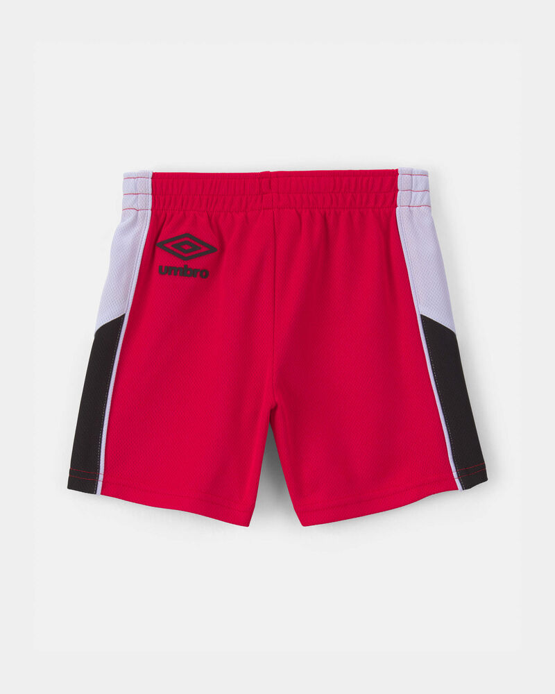 Tout-petit - Short de soccer en maille Umbro du Canada - Rouge/Blanc/Noir, image 4 sur 8 diapositives