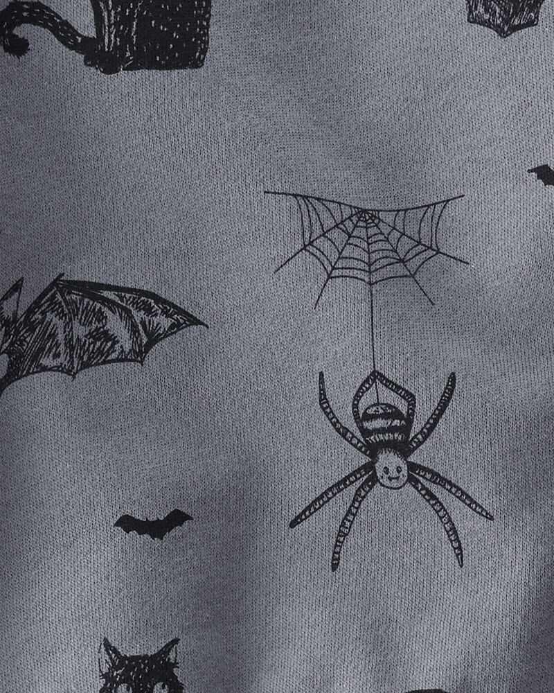 Baby 2-Piece Fleece Set Made with Organic Cotton in Spooky Night Print, image 4 of 7 slides