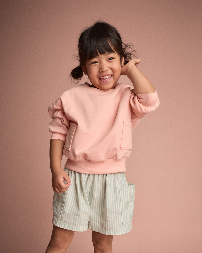 Toddler Otter Sweatshirt&trade; with Pockets - Light Pink, image 3 of 6 slides