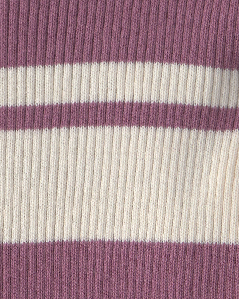 Girls Sweater Polo - Purple, image 2 of 3 slides