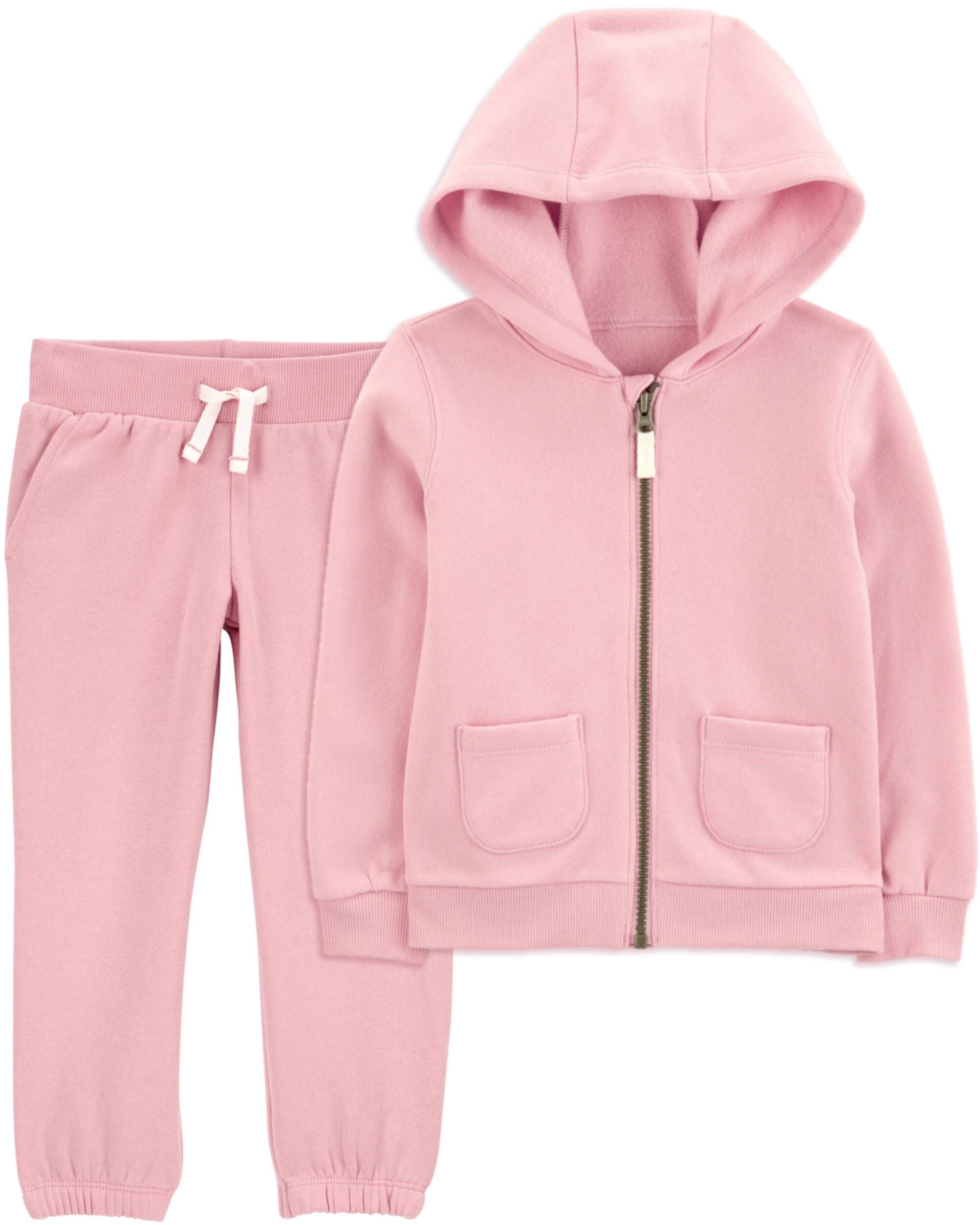 Pink hoodie set store
