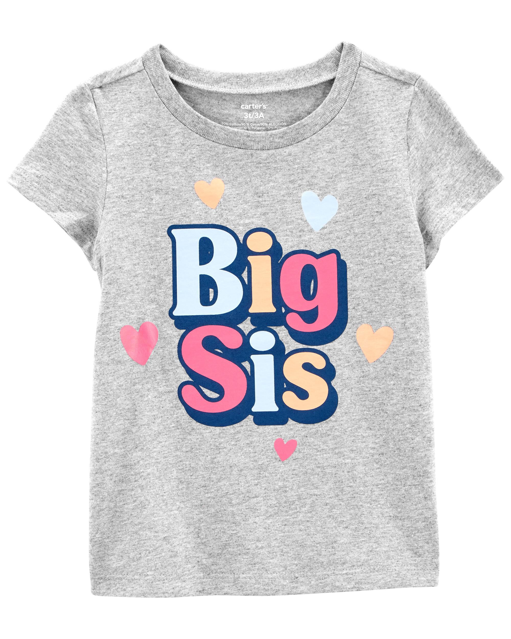 Heather Big Sis Jersey Tee Carter s Oshkosh Canada