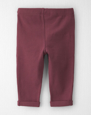 Baby Girl 2-Pack Organic Cotton Leggings, 