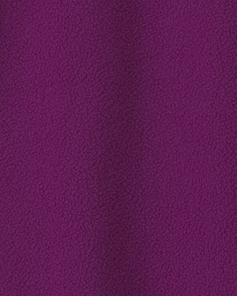 Toddler Girl Kombi Base Layer Fleece Crew Top - Berry, image 2 of 2 slides