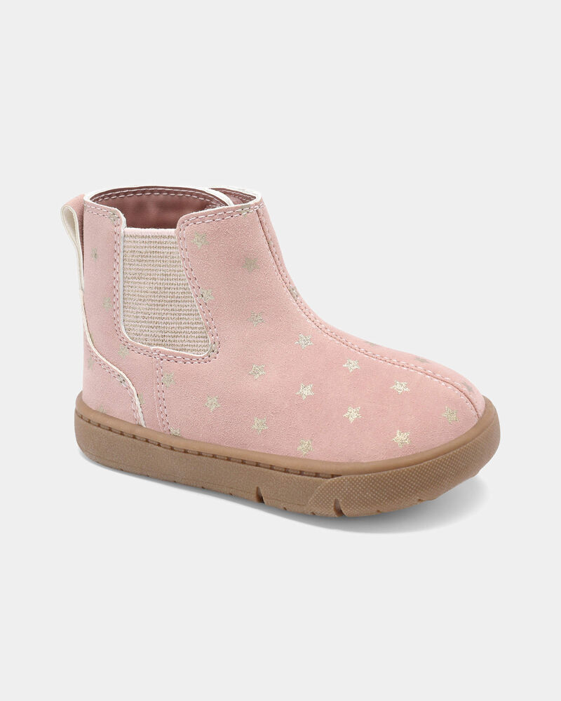 B&eacute;b&eacute; fille - Bottes de premi&egrave;re marche Every Step&reg; - Rose, image 1 sur 6 diapositives