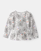Toddler Halloween Spiderwebs Long-Sleeve Tee, image 1 of 3 slides