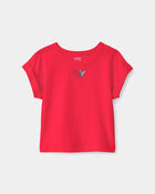 Toddler Girl Mermaid Top - Red, image 1 of 5 slides