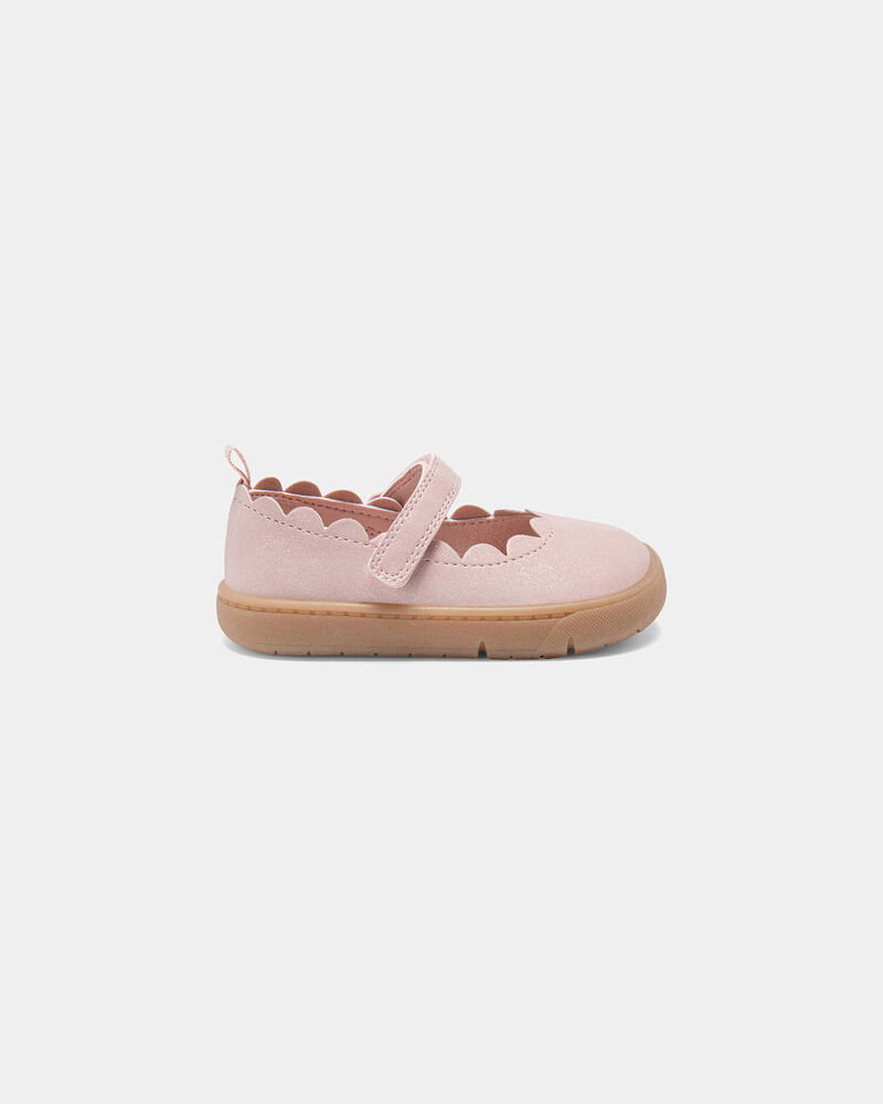 Baby Girl Every Step&reg; First Walker Dress Shoes - Pink, image 2 of 6 slides