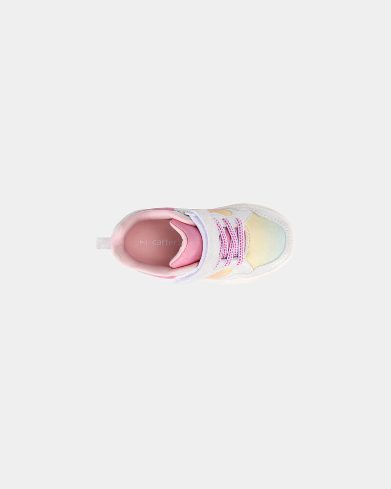 Tout-petit fille - Chaussures d&eacute;contract&eacute;es &agrave; motif arc-en-ciel &ndash; Multicolore, image 4 sur 6 diapositives