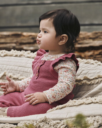 Baby Girl 2-Pack Organic Cotton Bodysuits, 