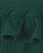 Baby Girl 2-Piece 'Merry' Long-Sleeve Bodysuit & Pant Set - Cream/Green, image 4 of 5 slides