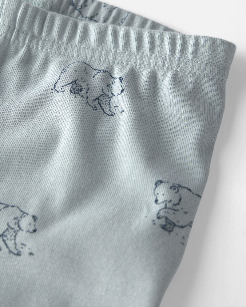 Tout-petit - Pyjama 2 pi&egrave;ces en coton biologique &agrave; motif Ours de No&euml;l, image 2 sur 3 diapositives