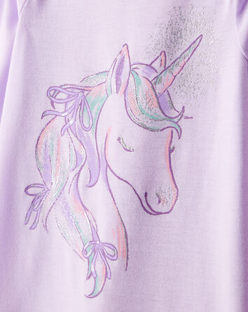 Filles - Emballage de 2 robes de nuit à licorne, 