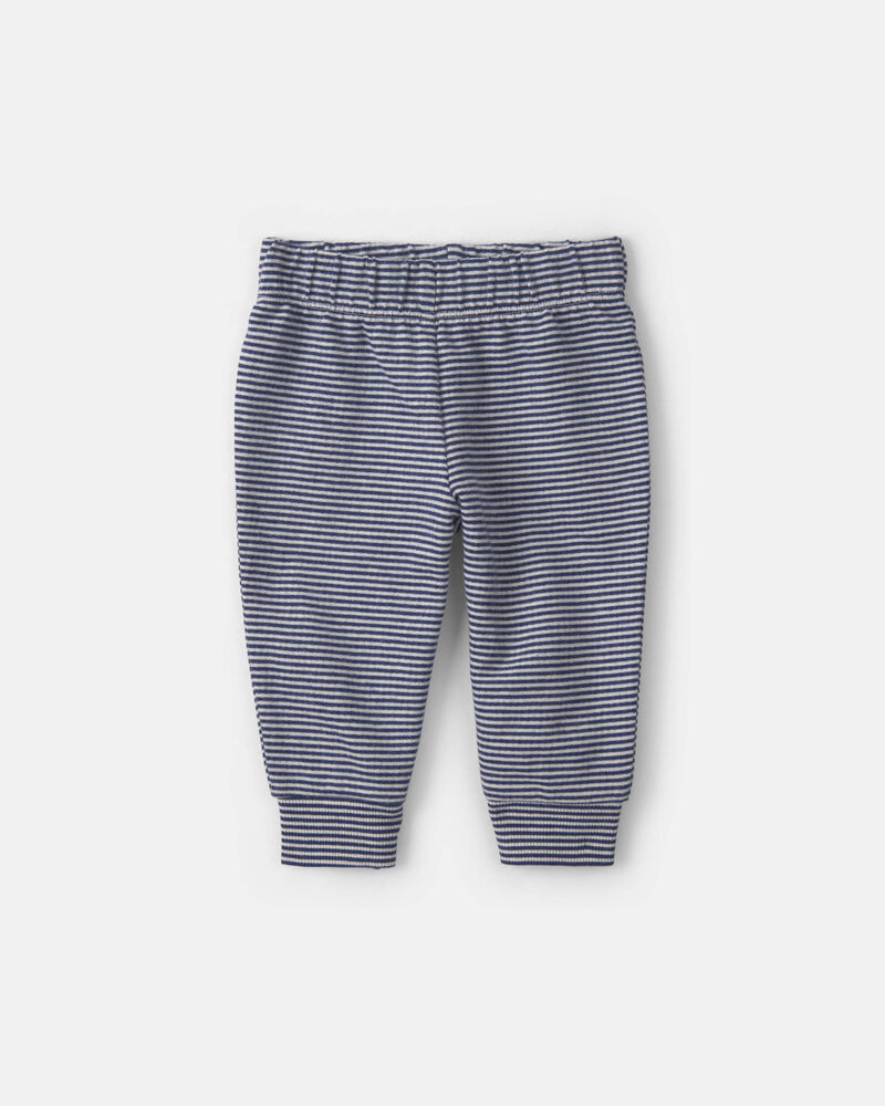 Baby Boy 3-Piece Bear Teddy Fleece Layering Set - Navy Blue/Cream, image 2 of 6 slides