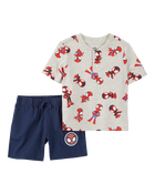 Toddler 2-Piece Spider-Man Tee & Short Set, image 1 of 3 slides