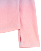 Kid Ribbed Ombre Long-Sleeve Top - Purple/Pink, image 2 of 4 slides
