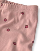 Toute-petit fille - Pyjama 2 pi&egrave;ces en coton biologique &agrave; motif pomme, image 2 sur 3 diapositives