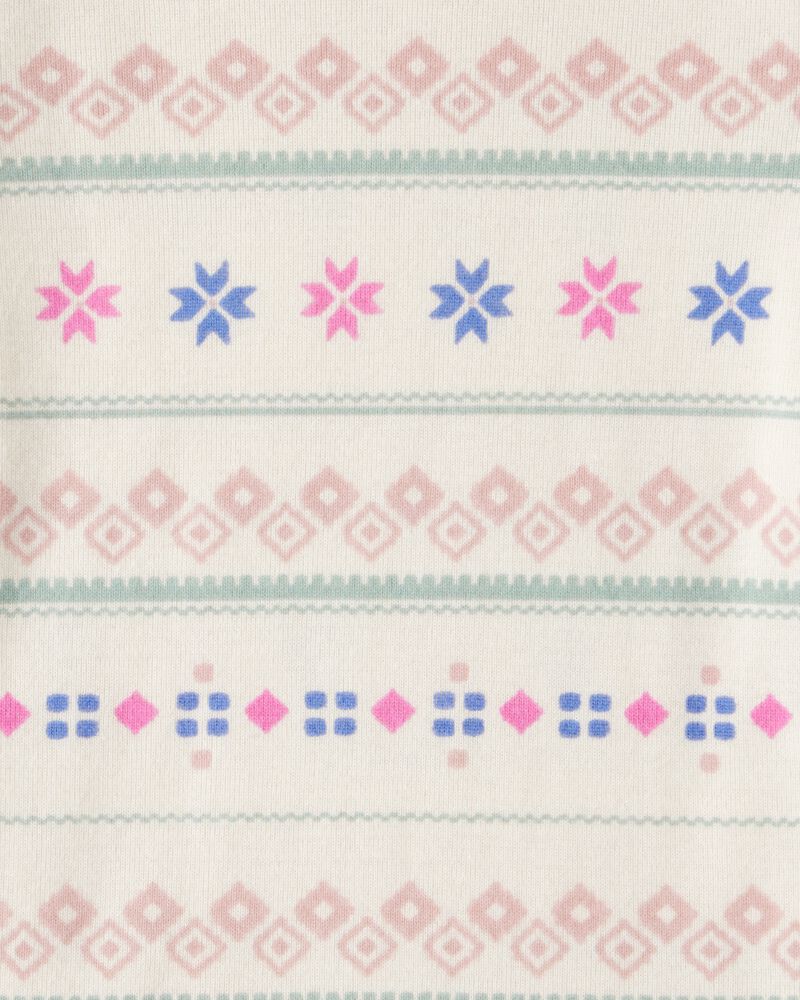 Baby Girl 4-Pack Bow Print Long-Sleeve Multipack Bodysuits - Blue/Pink/White, image 4 of 6 slides