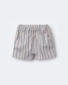 Tout-petit gar&ccedil;on - Short extensible &agrave; rayures - Gris, image 3 sur 7 diapositives