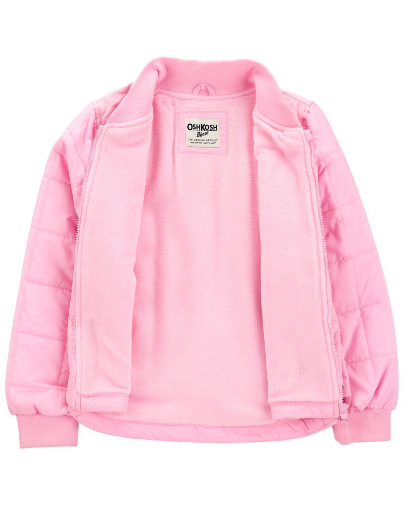 Kid Fleece-Lined Quilted Midweight Jacket, image 2 of 4 slides