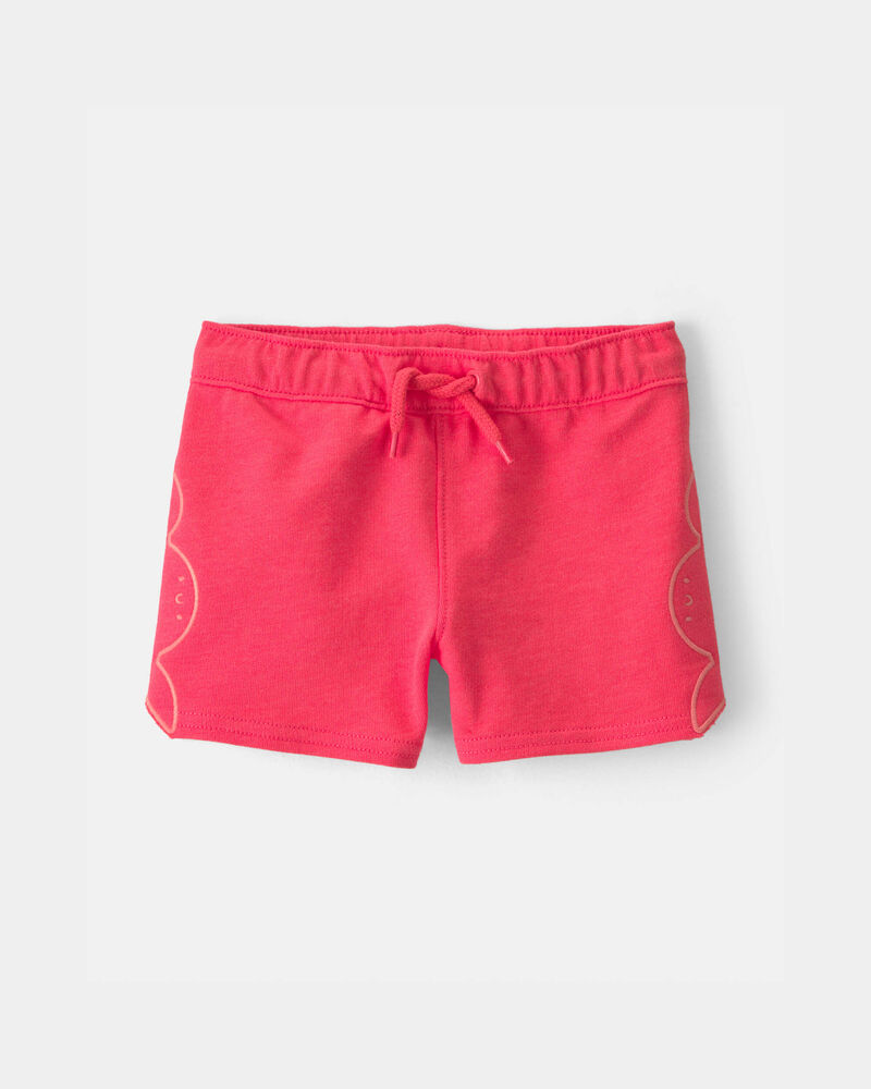 B&eacute;b&eacute; gar&ccedil;on - Short en jersey bouclette &agrave; motif de crabe - Orange, image 1 sur 4 diapositives