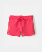 B&eacute;b&eacute; gar&ccedil;on - Short en jersey bouclette &agrave; motif de crabe - Orange, image 1 sur 4 diapositives