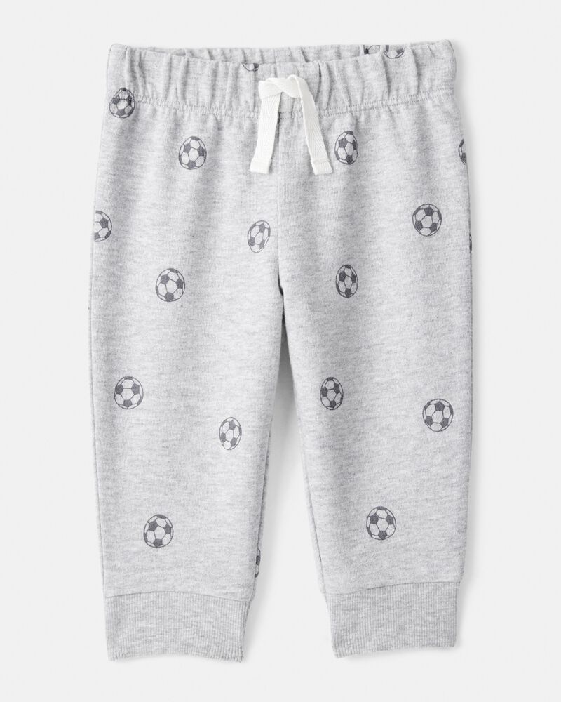 Baby Boy 2-Piece 'Just Kickin it' Soccer Bodysuit & Pant Set - Green, image 2 of 5 slides