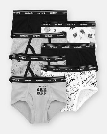 Toddler 7-Pack Cotton Briefs Underwear, 